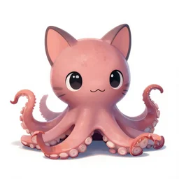 a cute adorable octopus cat hybrid by Greg Staples