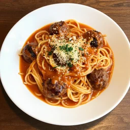 spaghetti and meatballs going sicko mode
