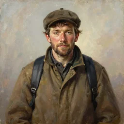 portrait of a trapper, 1 8 8 0. oil painting by n. c. wyeth. oil painting, highly detailed, centered, hyperrealism, artstation, romantic, concept art, smooth, sharp focus, illustration, artgerm, tomasz alen kopera, peter mohrbacher, donato giancola, joseph christian leyendecker, frans hals, drew struzan