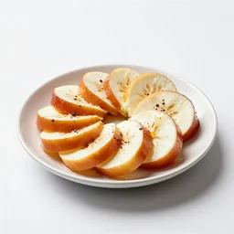 amber caprese salad, studio product photography, isolated on a pure white background, centered, entire object in frame, sharp focus, soft studio lighting