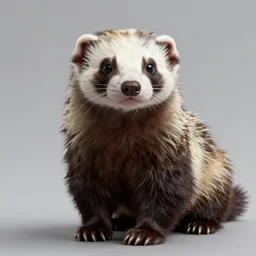 A ferret is Freddy Fazbear, hyperdetailed, artstation, cgsociety, 8k