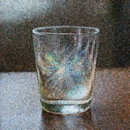 a glass doing caustics over a table, iridiscent, sss, high definition, hdr+, mental ray, pathtracing, trending at artstation