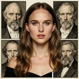 a beautiful portrait of natalie portman by h.r. giger and by arthur rackham and by john william waterhouse, detailed, proportional, trending on art station, 4k