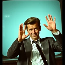 agent dale cooper from the tv show twin peaks waving goodbye