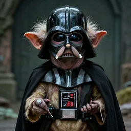 portrait of gollum as darth vader
