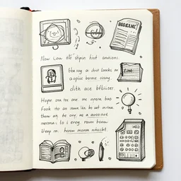 Scrapebook page doodle