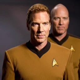 portrait of captain kirk or captain picard by greg ruthkowski