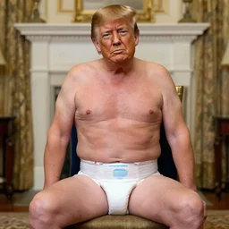 donald trump in adult diaper