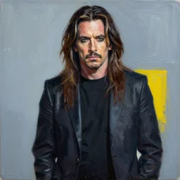 ozzy osbourne esspresionalist painting