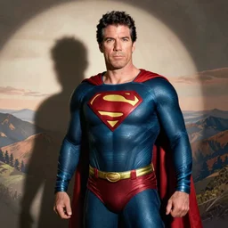 Simon Cowell as Superman