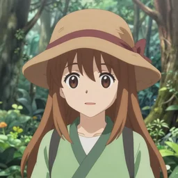 a akihiko yoshida of reimu in the jungle wearing bonnet