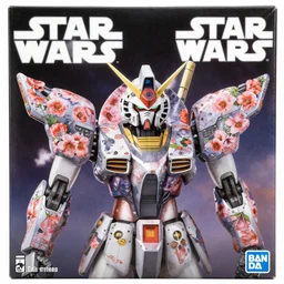 futuristic cuphea llavea mecha bat face plant body, sepals forming helmet, floral details, cuphea, 8 k hd resolution, barbatos gundam with floral inlay, bandai box art, star wars, makoto kobayashi, frank gehry, raymond swanland