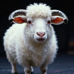 masterpiece portrait of an electric sheep, from bladerunner (1982)