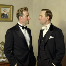 uncle foster addams painted by norman rockwell