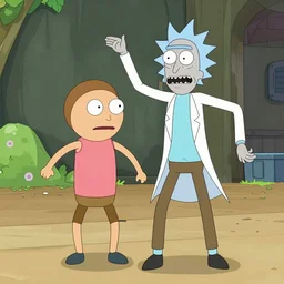 rick and morty dancing,