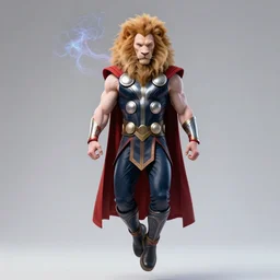 aesthetic portrait commission of a albino muscular and attractive anthro lion with mane turning into cosmic smoke while wearing an attractive THOR god of thunder outfit floating inside a floating greek palace in the clouds, fantasy art, hyperdetailed. Character design by charlie bowater, ross tran, artgerm, and makoto shinkai, detailed, inked, western comic book art, 2021 award winning painting