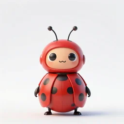 3 d ladybug, cute modern cartoon, artstation, 4 k,