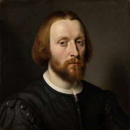 portrait of game newel, painting, art, high detail, style of jan van eyck