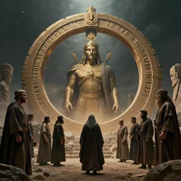Turkic Origin Myth Ergenekon Michael Whelan by Jeff Easley photorealistic by Edmonia Lewis, cinematic, fantastic reality, detailed, dramatic lighting, establishing shot, 8k resolution