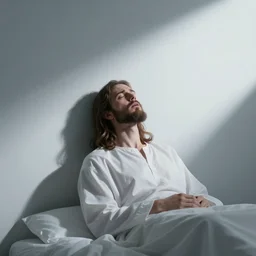 projectile vomiting Jesus. Photograph.