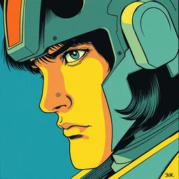 risograph grainy drawing vintage sci - fi, satoshi kon color palette, gigantic gundam, 1 9 8 0, kodachrome, natural colors, comicbook spreadsheet, codex seraphinianus painting by moebius and satoshi kon and dirk dzimirsky close - up portrait