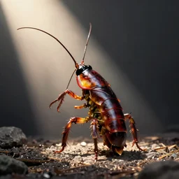 donald trump with the body of a cockroach