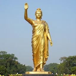 goodness gold programer statue in india