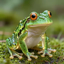 frog made of transparent redemption