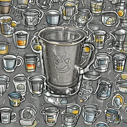 3d model of a cup