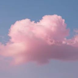 pink fluffy clouds