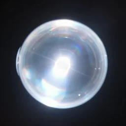 a glowing ethereal point of light, crystal refraction, lens flare, black background, vfx, 3 5 mm, subtle, faded,