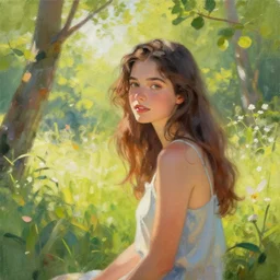 painting natural twenties all day long, artstation