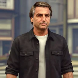 jair bolsonaro in gta san andreas, detailed, 8 k, trending on artstation, smooth, sharp focus artwork by mark arian, artgerm, mark keathley, greg rutkowski and alphonse mucha