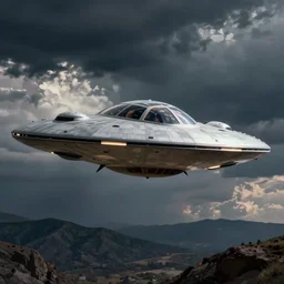 A UFO, detailed