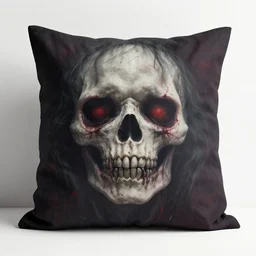 photo of a creepy pillow