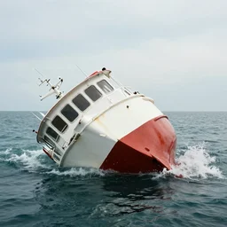 boat sinking, 4 k