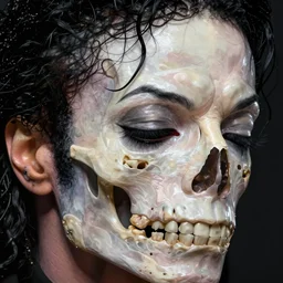 michael jackson made of bone, real life skin, intricate, highly detailed, artstation, concept art, smooth, sharp focus, art by artgerm and greg rutkowski