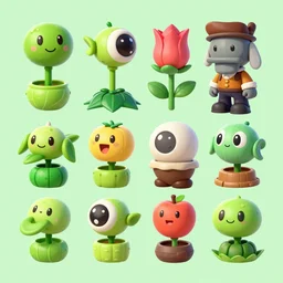 plants vs zombies with new characters