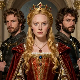 portrait of beautiful young tilda swinton as king arthur of camelot. digital art by eugene de blaas, ross tran, and nasreddine dinet, vibrant color scheme, intricately detailed, in the style of romanticism, cinematic, artstation, greg rutkowski