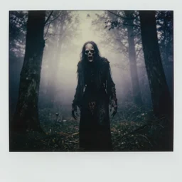 ominous cursed hyperrealistic gritty daguerreotype 1 9 8 4 polaroid cinestill of ghastly entity in haunted foggy forest, designed by wayne barlowe, beksinski, scp historical archives. david lynchian atmosphere. deep aesthetics of weirdcore. shot on 3 5 mm eastman 5 2 4 7 film