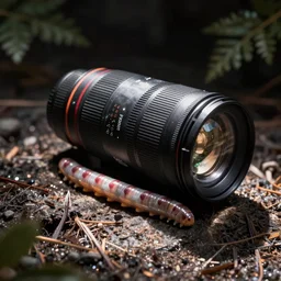 worm, 35mm lens