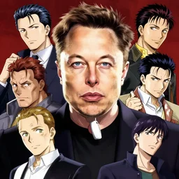 anime portrait of elon musk as tony stark as an anime antagonist by Stanley Artgerm Lau, WLOP, Rossdraws, James Jean, Andrei Riabovitchev, Marc Simonetti, and Sakimichan, trending on artstation