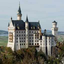 castle with pointed spires, lourmarin, landscape, alex ross, eddie mendoza, raphael lacoste, sebastian ludke, concept art, matte painting, highly detailed, rule of thirds, dynamic lighting, cinematic, detailed, magnificiant landscape, denoised, centerd