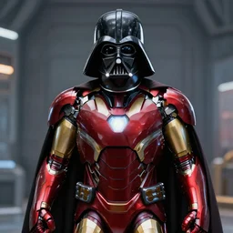 Darth Vader in Iron Man style
