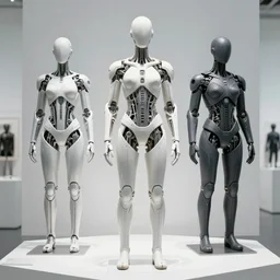 ai and human interconnecting suit transhumanist, product display ces e 3, photograph 2 0 0 8