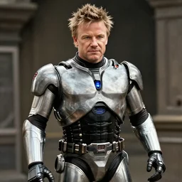 gordon ramsey starring as robocop movie, movie still, 8 k