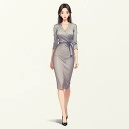 girl full - body full - portrait elegant clothes clothing elegance trending on artstation drawn by range murata and makoto shinkai extremely infinite detail and correct anatomy painting artstation trending girl portrait by range murata and leyendecker power - lines city scenery extremely detailed image volumetric lighting art most fine lighting most fine face most fine beautiful art