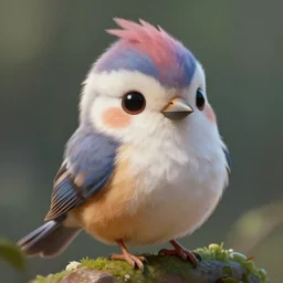 a portrait painting of the cutest bird, fantasy art, digital art, unreal engine