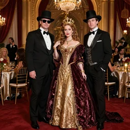 attending a fantasy renaissance ball that is full of loan sharks and royalty. glamour. decadence. fantasy.
