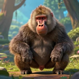 huge baboon from the croods movie